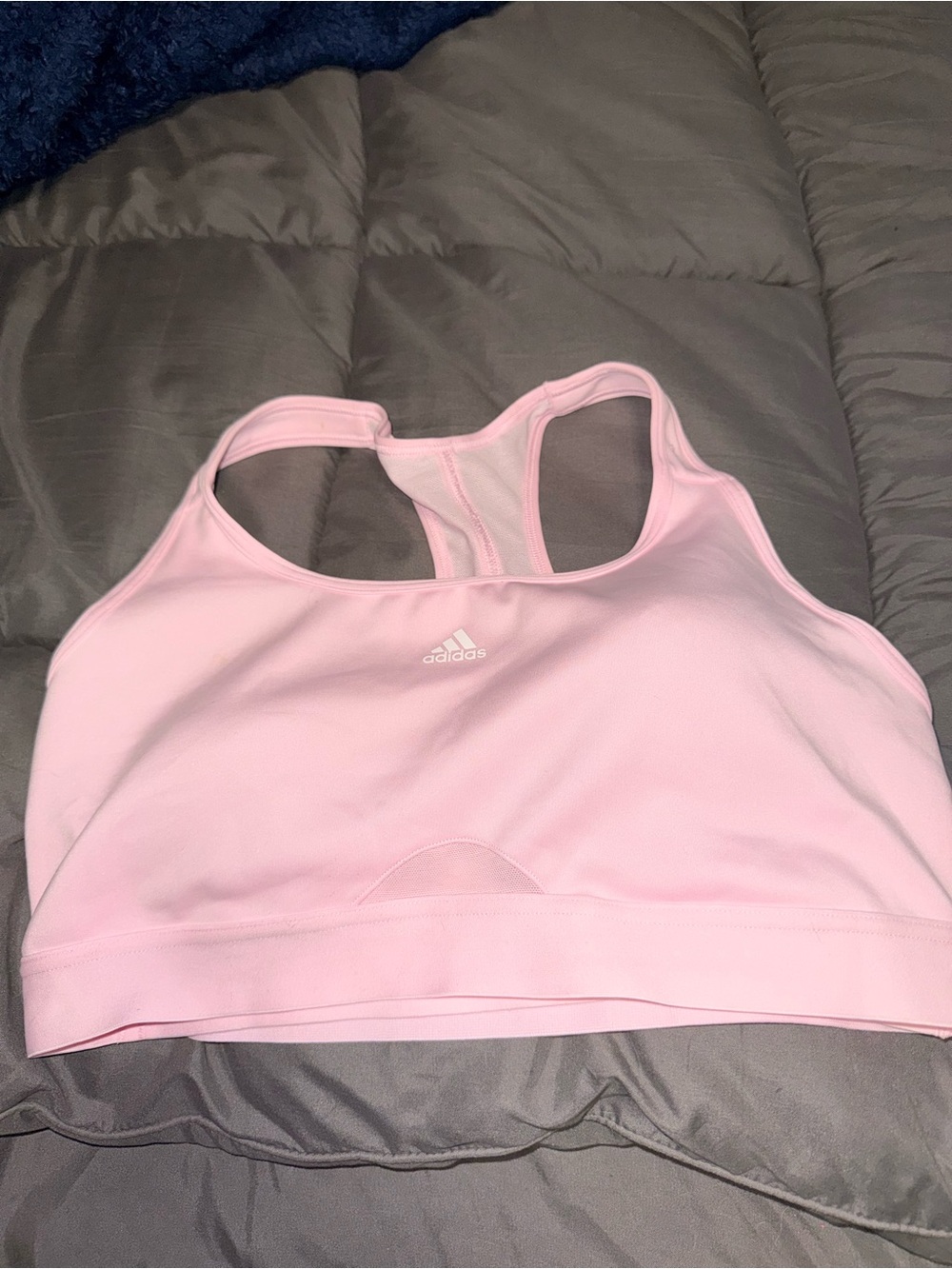adidas Light Pink Racerback Swim Top